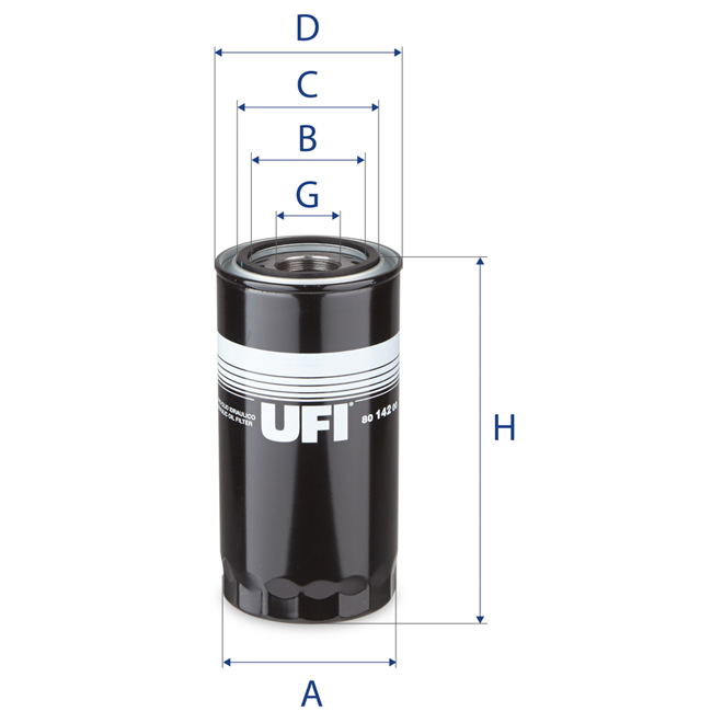 80-142-00 UFI FILTER SPARE PART