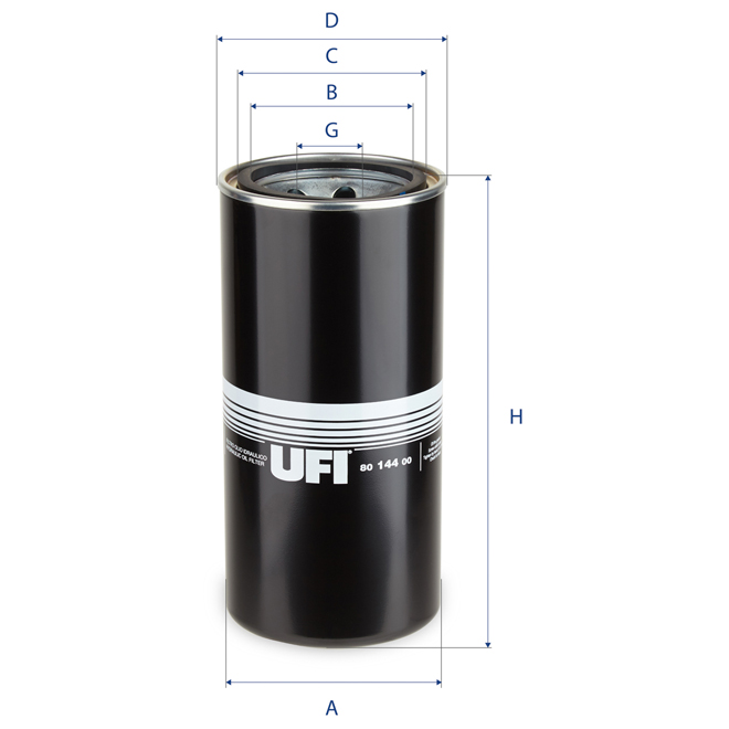 80-144-00 UFI OIL SPIN-ON FILTER