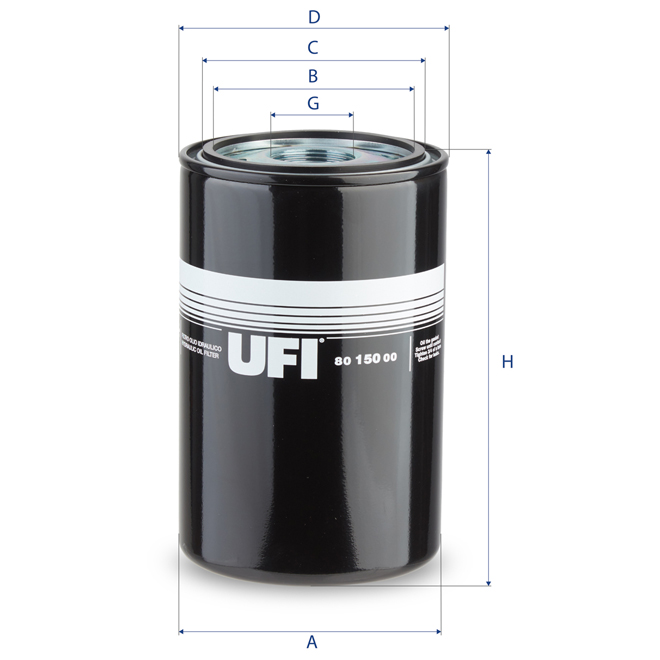 80-150-00 UFI FILTER SPARE PART