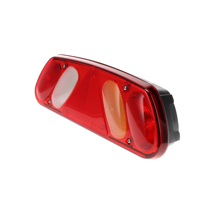 804-17-04 Rubbolite Rear Lamp - RH, 7 Pin DIN 2x2 Pin