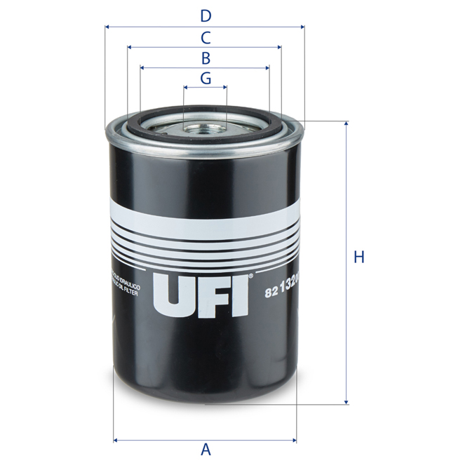 82-132-00 UFI OIL SPIN-ON FILTER