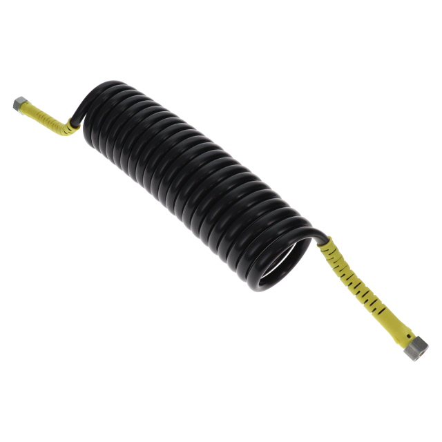 AIR COIL 3M WL BLACK WITH YELLOW TAIL M18 FEMALE