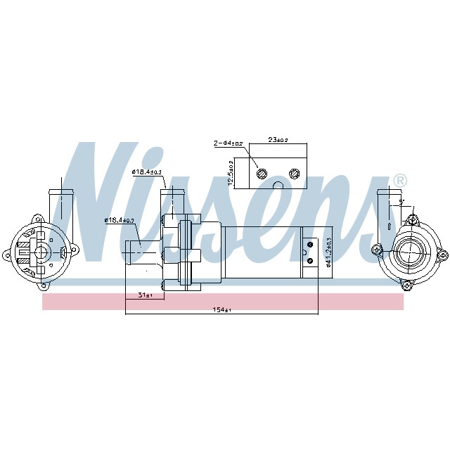 NISSENS WATER PUMP TO SUIT MERCEDES
