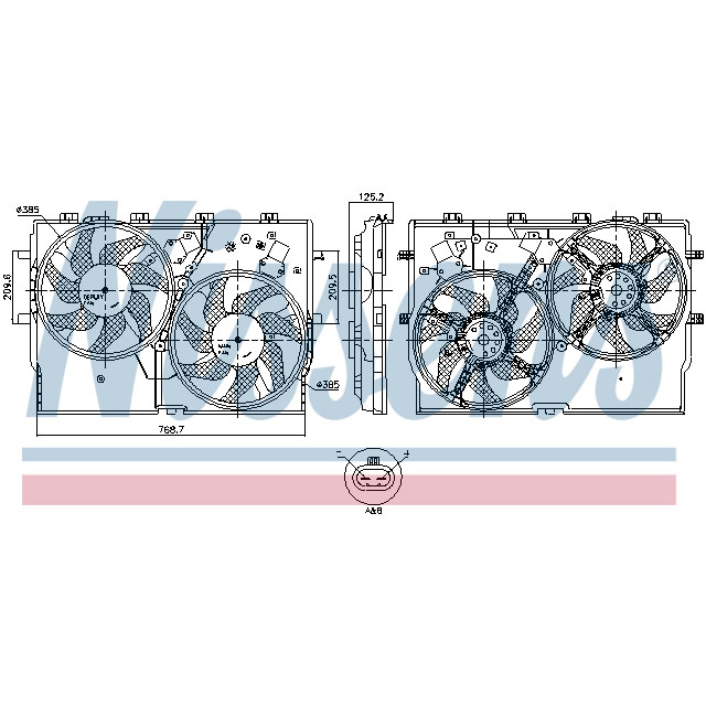 NISSENS FAN TO SUIT LCV