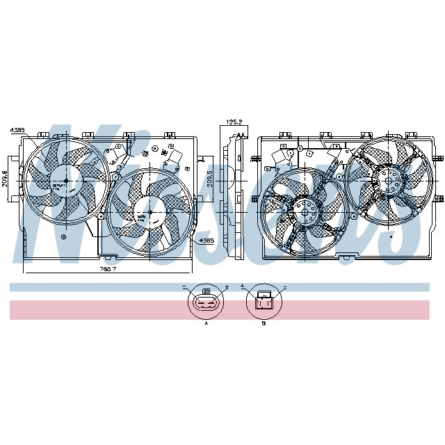 NISSENS FAN TO SUIT LCV