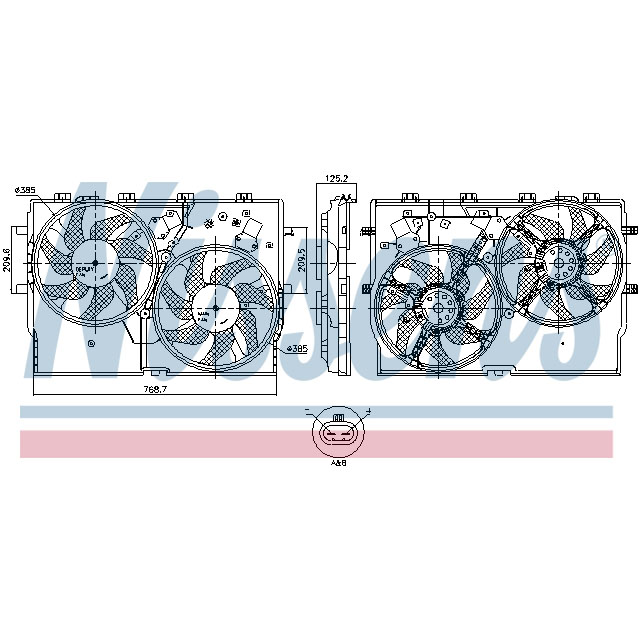 NISSENS FAN TO SUIT LCV