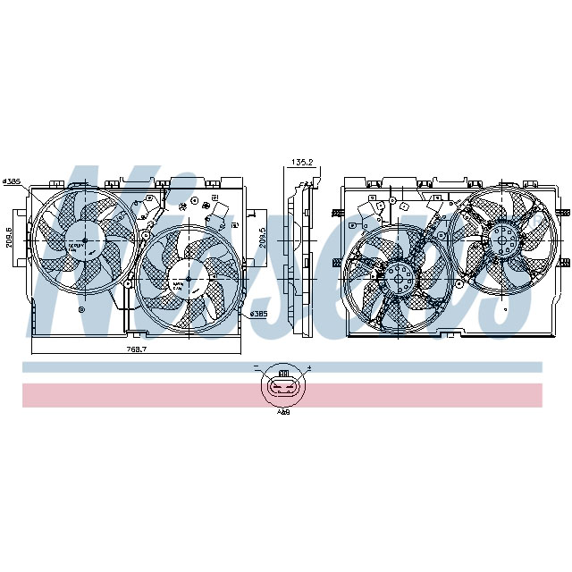 NISSENS FAN TO SUIT LCV