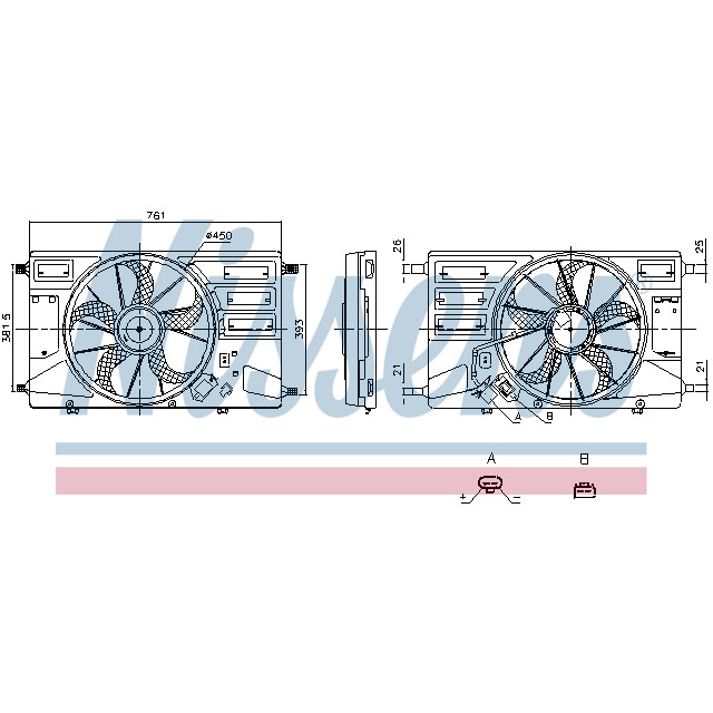NISSENS FAN TO SUIT LCV