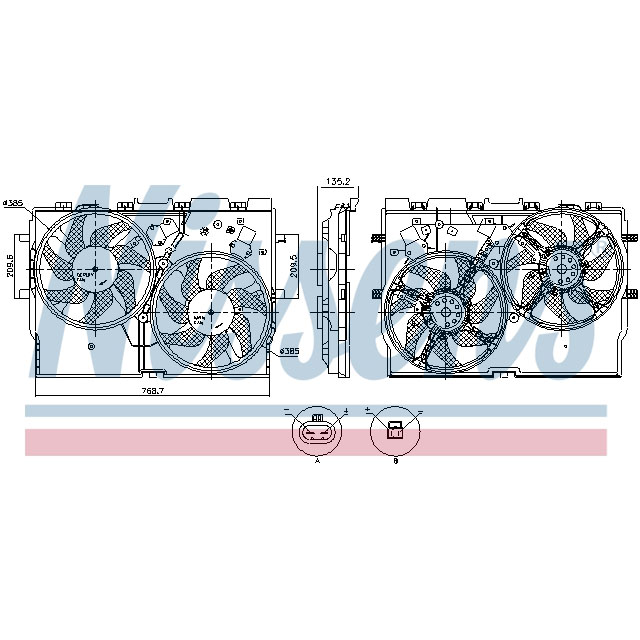 NISSENS FAN TO SUIT LCV