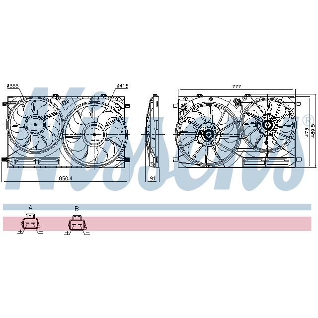 NISSENS FAN TO SUIT LCV