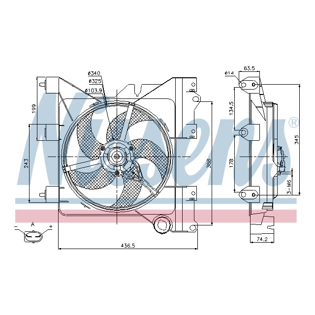 NISSENS FAN TO SUIT LCV