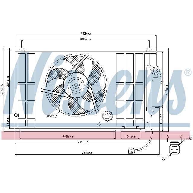 NISSENS FAN TO SUIT LCV