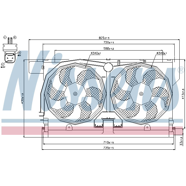NISSENS FAN TO SUIT LCV