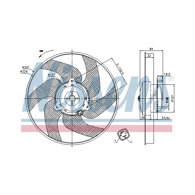 NISSENS FAN TO SUIT LCV