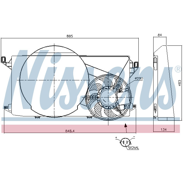 NISSENS FAN TO SUIT LCV