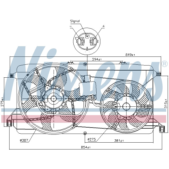 NISSENS FAN TO SUIT LCV