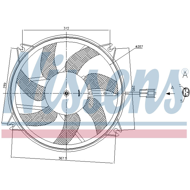 NISSENS FAN TO SUIT LCV