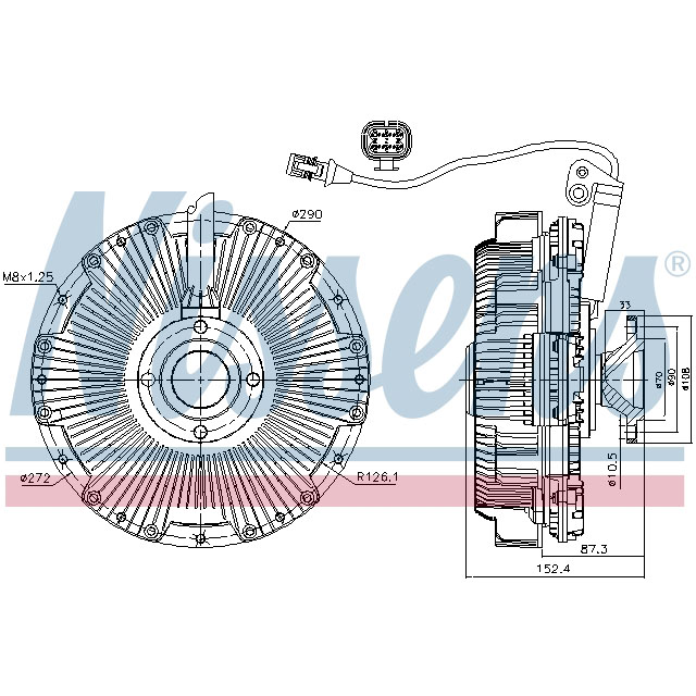 NISSENS FAN CLUTCH TO SUIT MAN
