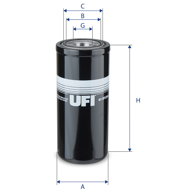 87-012-00 UFI FILTER SPARE PART