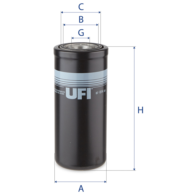 87-014-00 UFI FILTER SPARE PART
