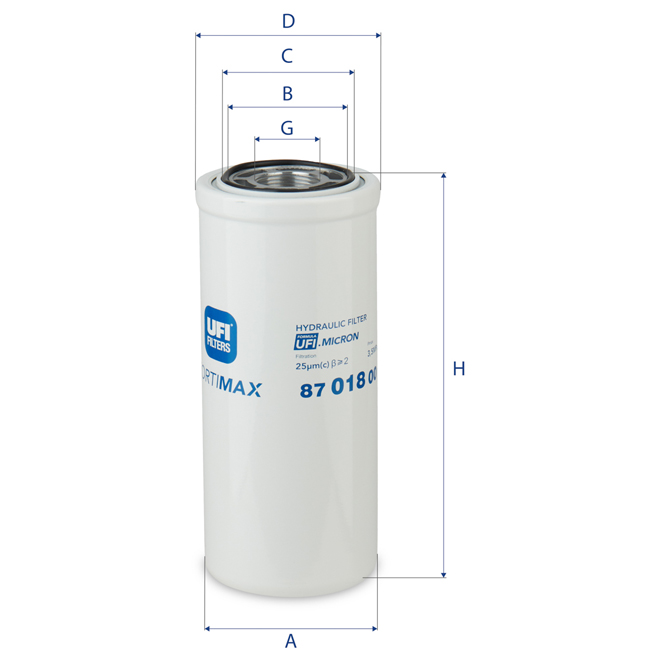 87-018-00 UFI FILTER SPARE PART