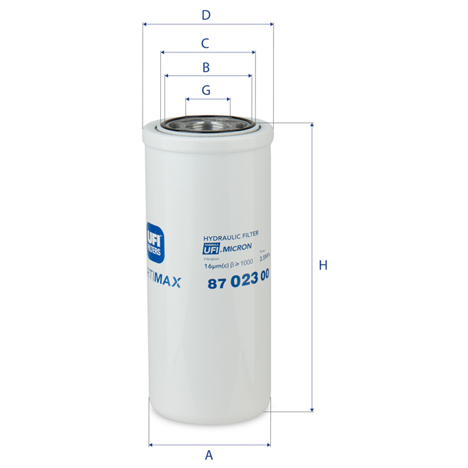 87-023-00 UFI FILTER SPARE PART