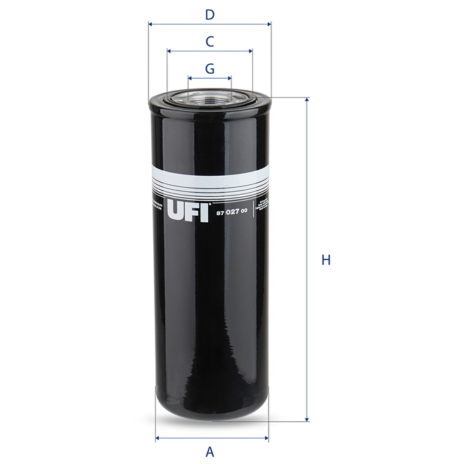 87-027-00 UFI FILTER SPARE PART