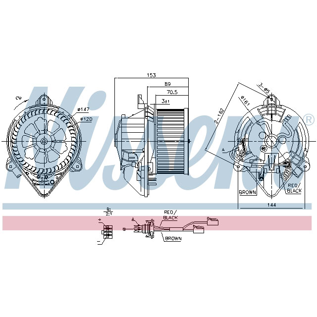 NISSENS BLOWER TO SUIT LCV