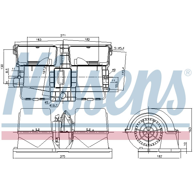 NISSENS BLOWER TO SUIT SCANIA
