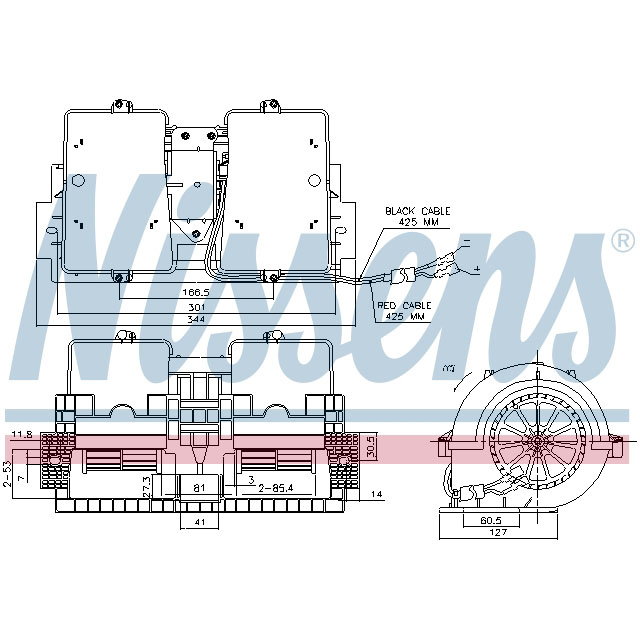 NISSENS BLOWER TO SUIT RENAULT