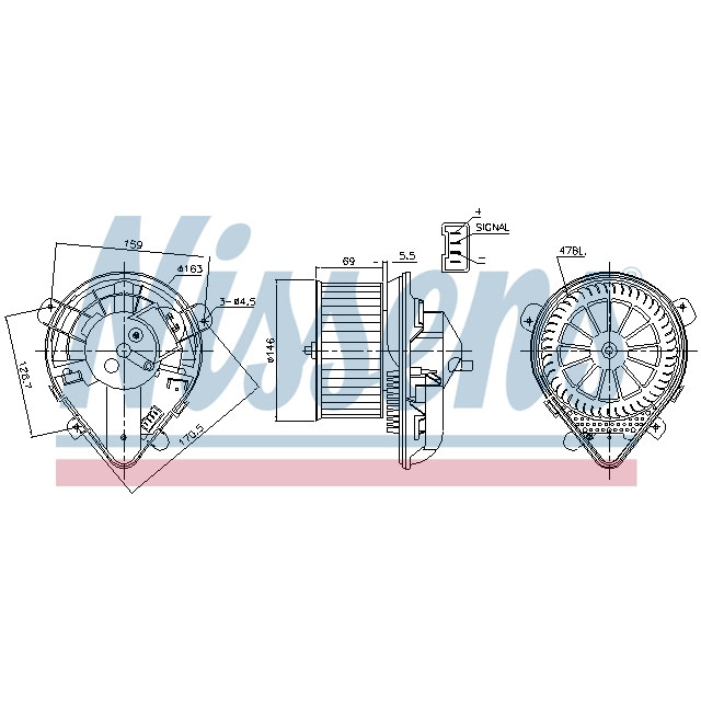 NISSENS BLOWER TO SUIT LCV