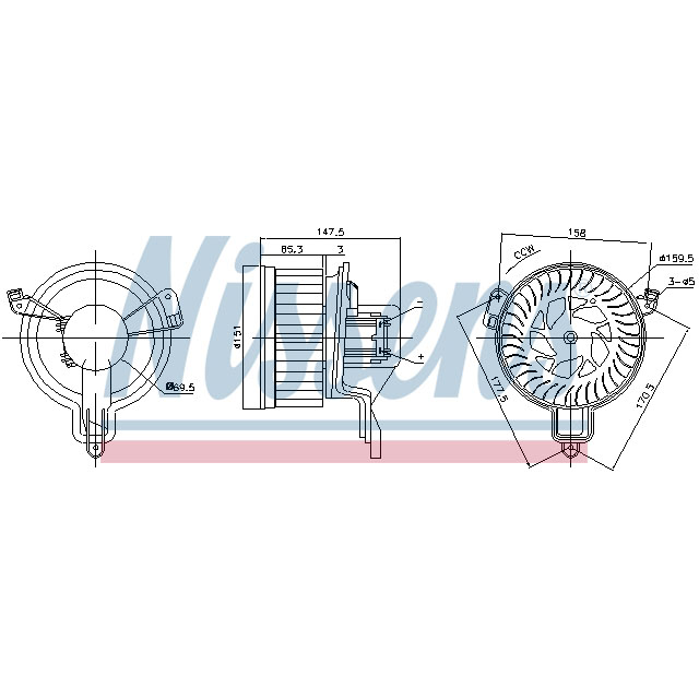 NISSENS BLOWER TO SUIT LCV