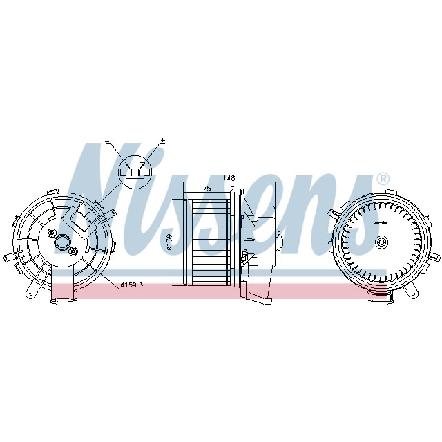 NISSENS BLOWER TO SUIT LCV