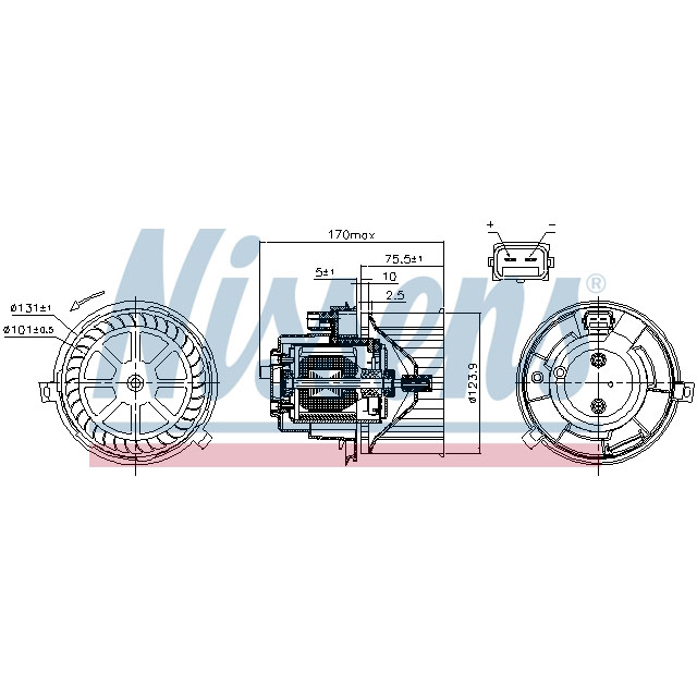 NISSENS BLOWER TO SUIT LCV
