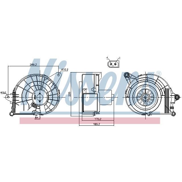 NISSENS BLOWER TO SUIT MERCEDES