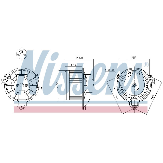 87572 NISSENS BLOWER TO SUIT IVECO