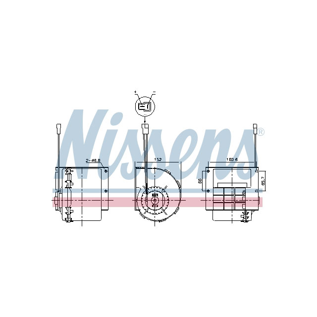 NISSENS BLOWER TO SUIT MERCEDES