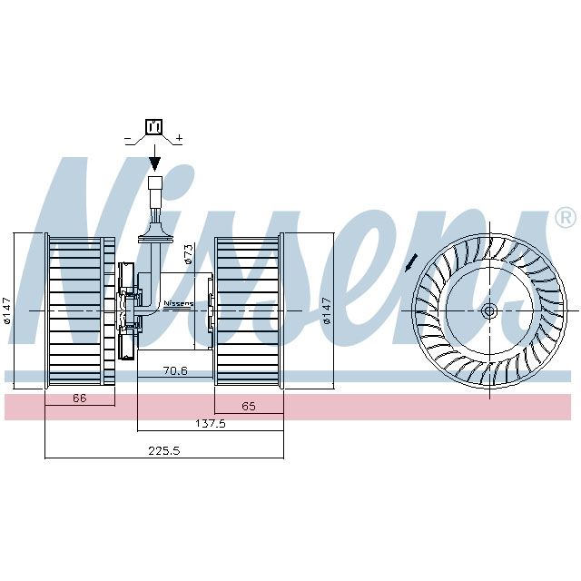 87640 NISSENS BLOWER TO SUIT IVECO