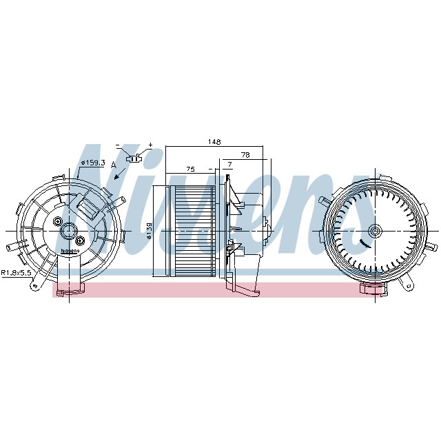 NISSENS BLOWER TO SUIT LCV