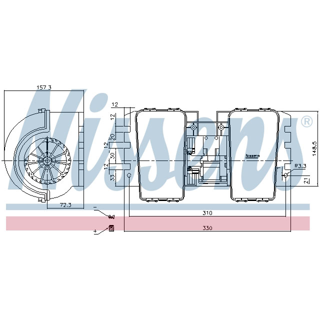 NISSENS BLOWER TO SUIT DAF