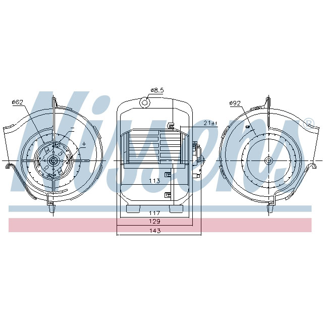 NISSENS BLOWER TO SUIT LCV