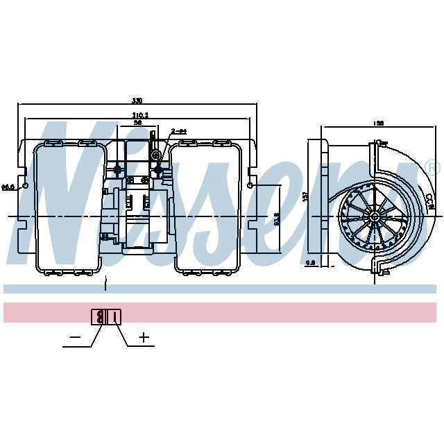 NISSENS BLOWER TO SUIT RENAULT
