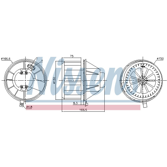 NISSENS BLOWER TO SUIT MERCEDES
