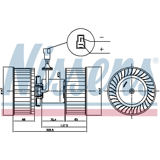 NISSENS BLOWER TO SUIT IVECO