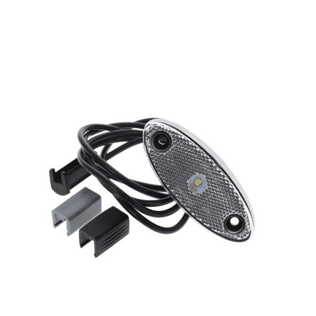 CLEAR LED MARKER LAMP 12-24V 1.5m cable