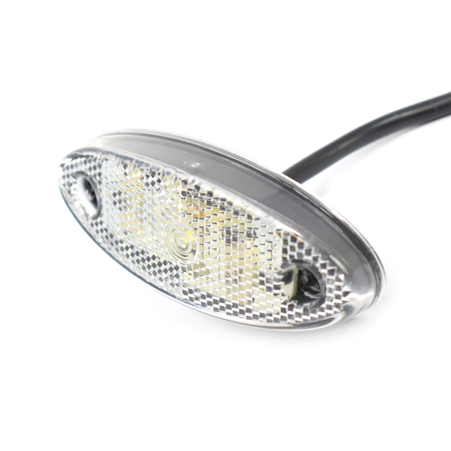 CLEAR LED MARKER LAMP 12-24V