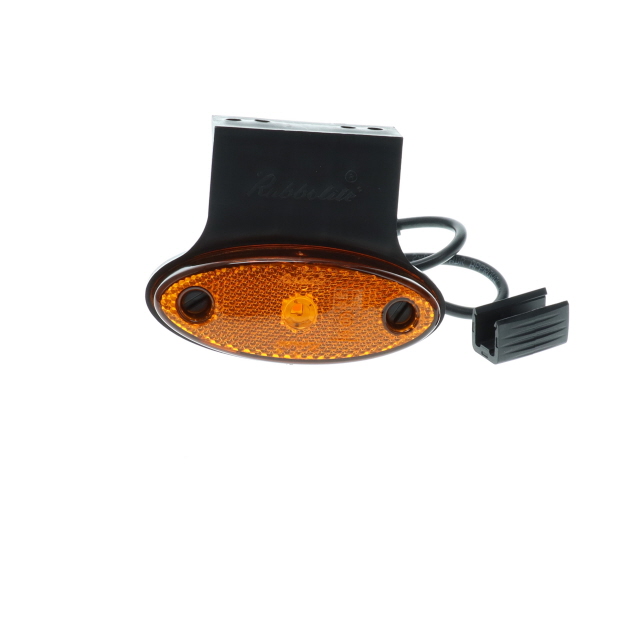 AMBER LED MARKER LAMP 12-24V INC BRACKET