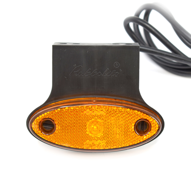 881-73-15 AMBER LED MARKER LAMP 12-24V INC BRACKET