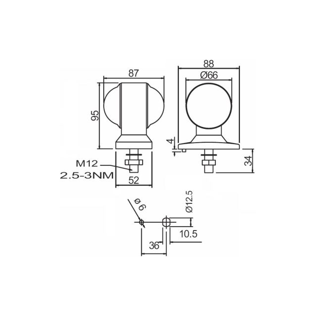 89-01-00 RUBBOLITE LAMP  (I1450)