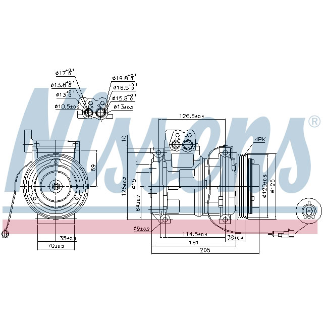 NISSENS COMPRESSOR TO SUIT IVECO